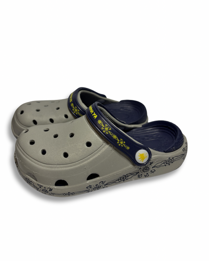 Infant/Toddler Charm Ya Footwear - Grey & Blue